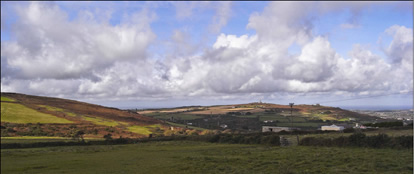 view from carn marth towards carn brea